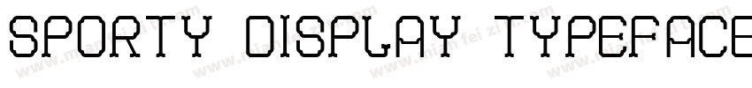 Sporty Display Typeface字体转换